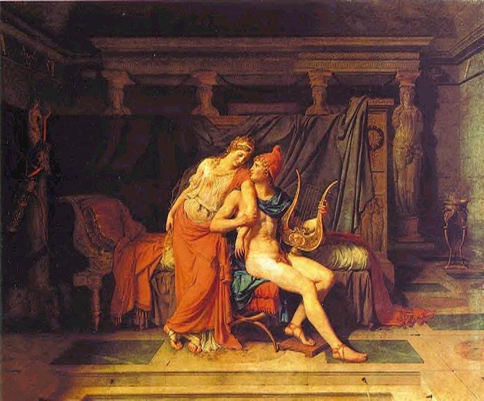 Jacques-Louis David Paris and Helen